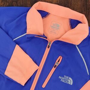 The North Face Blue‎ & Coral Zip-Up Athletic Jacket Performance Flight Series XS
